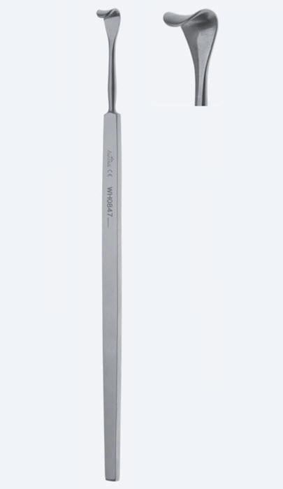 Ретрактори (ранорозширювачі), хірургічні, для вен, Cushing, фіг. 2, розмір леза 9 x 10 мм, загальна довжина 200 мм. Бренд - Asanus Medizintechnik Gmb, Німеччина